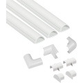 D Line Cable Cover - D-3015w 3x1m Set D-line KabelfÜhrung 30 X 15 Mm, 3 X 1m, Inkl. 7 Steckverbinder Weiss
